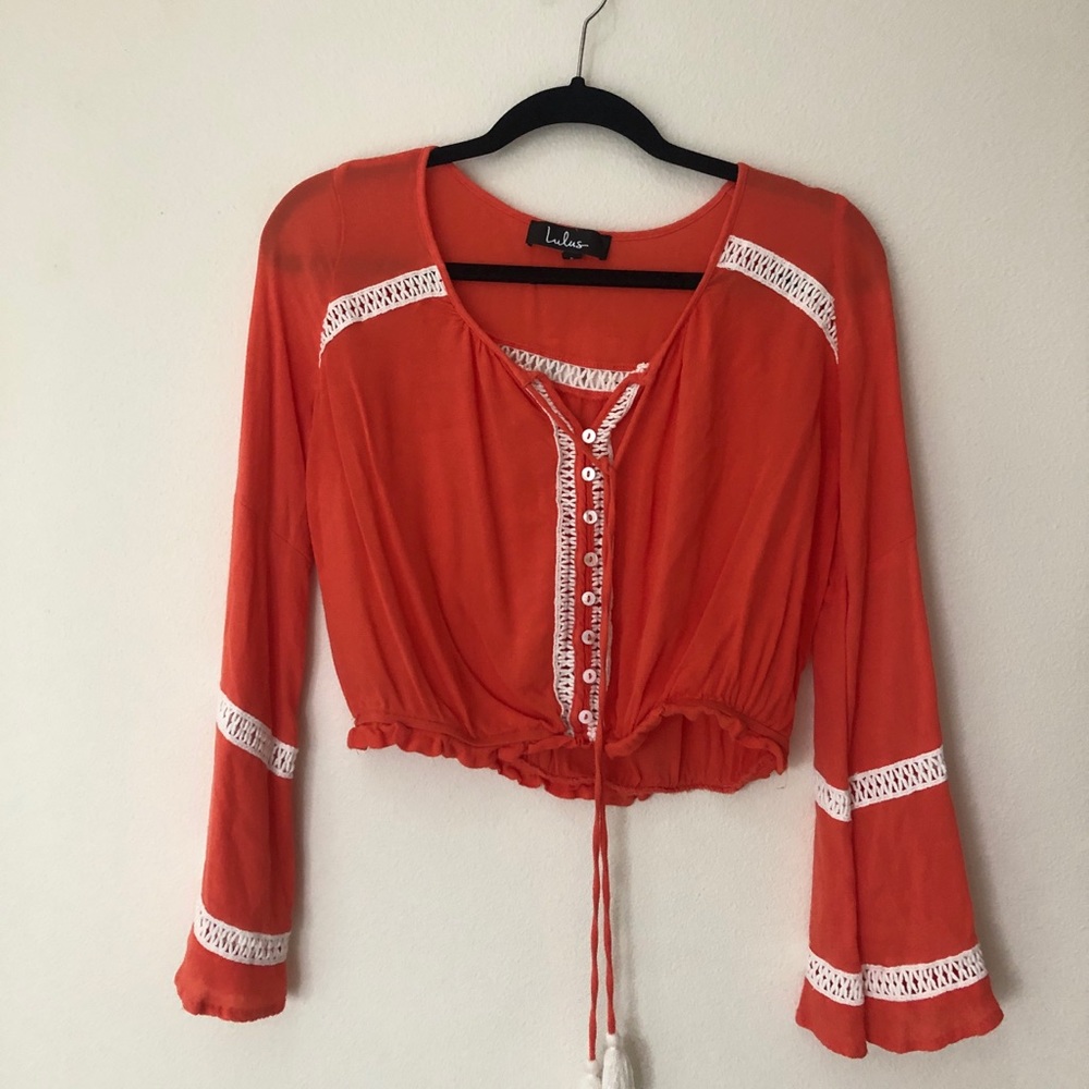 Lulu’s crocheted top